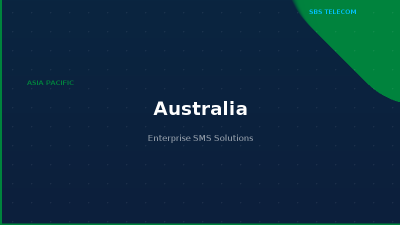 Enterprise SMS in Australia: A2P Routes, Compliance & Delivery Guide