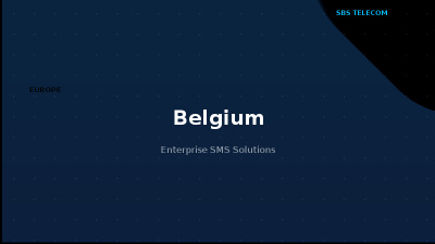 Enterprise SMS in Belgium: A2P Routes, Compliance & Delivery Guide