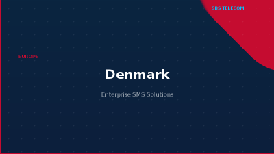 Enterprise SMS in Denmark: A2P Routes, Compliance & Delivery Guide