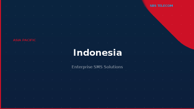 Enterprise SMS in Indonesia: A2P Routes, Compliance & Delivery Guide