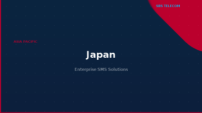 Enterprise SMS in Japan: A2P Routes, Compliance & Delivery Guide