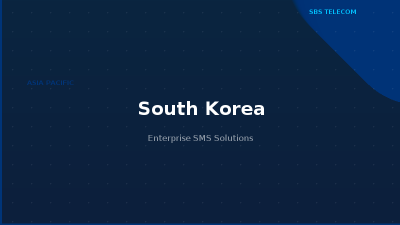 Enterprise SMS in South Korea: A2P Routes, Compliance & Delivery Guide