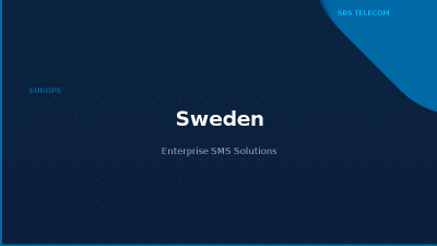 Enterprise SMS in Sweden: A2P Routes, Compliance & Delivery Guide
